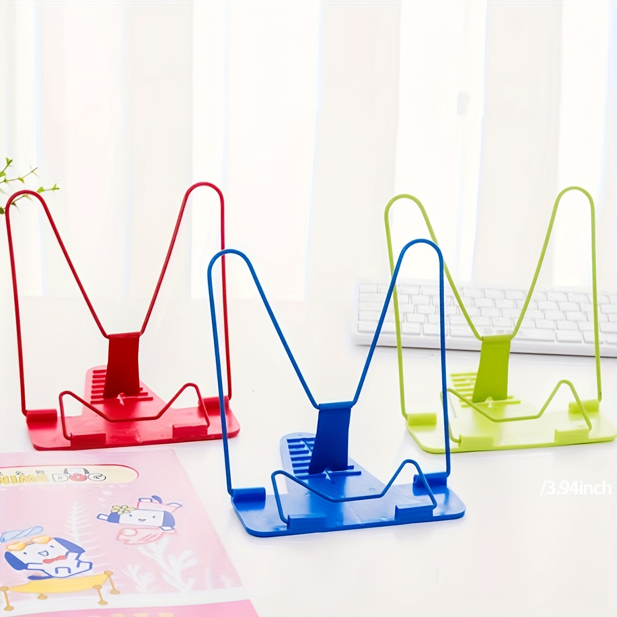 Tablet Stand Accessories - حامل كتب مكتبي قابل للطي، حامل