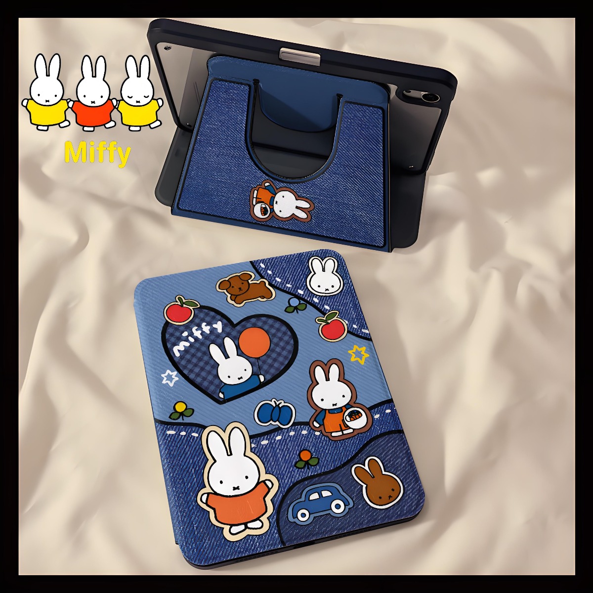 Tablet Accessories Case - حافظة كمبيوتر لوحي كاواي ميفي أرنب