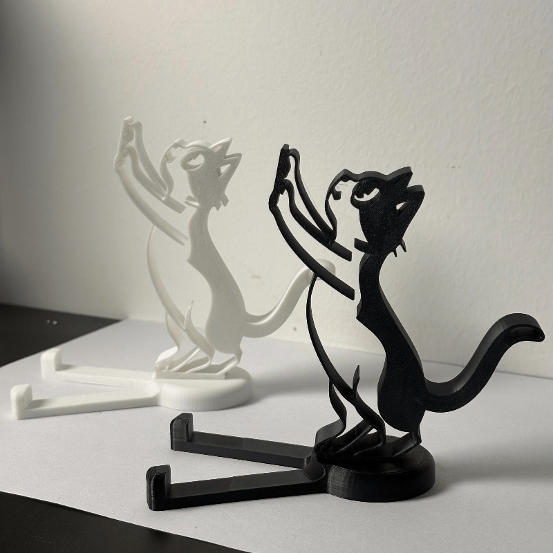 Tablet Stand Accessories - حامل هاتف على شكل قطة بتصميم