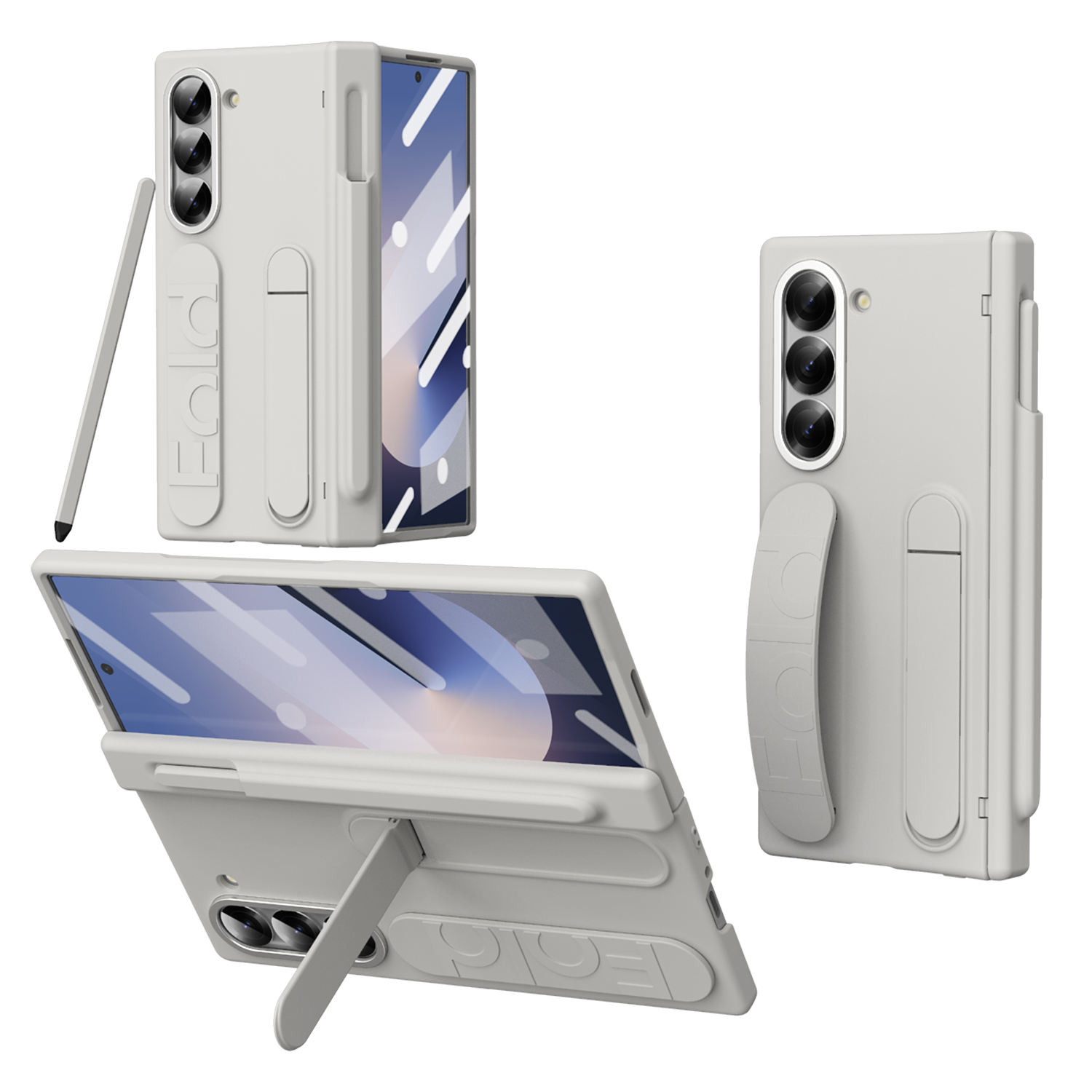 Windows Tablet Accessories - غطاء حماية ثلاثي الطيات مع حامل
