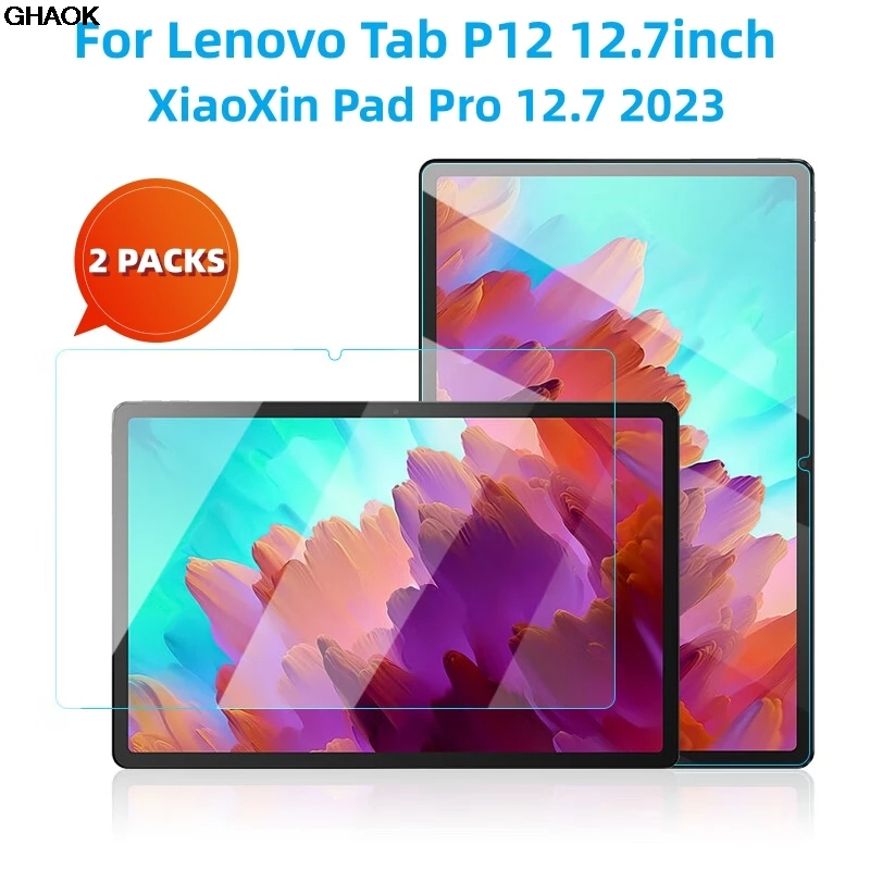 Lenovo Tablet P12 Accessories - 2 قطعة واقي شاشة عالي الدقة