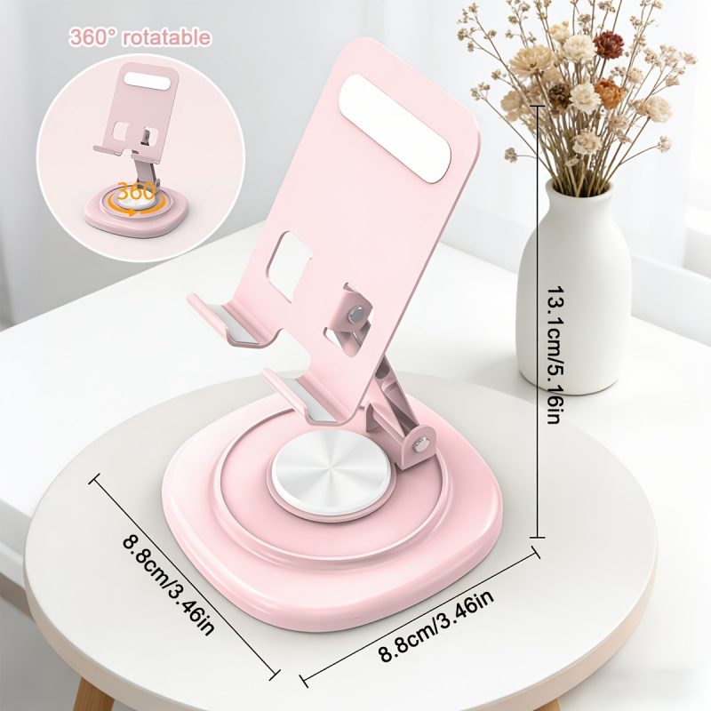 Tablet Stand Accessories - حامل هاتف معدني دوار للمكتب على