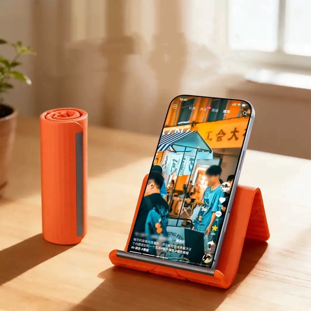 Tablet Stand Accessories - حامل هاتف محمول مرن من السيليكون