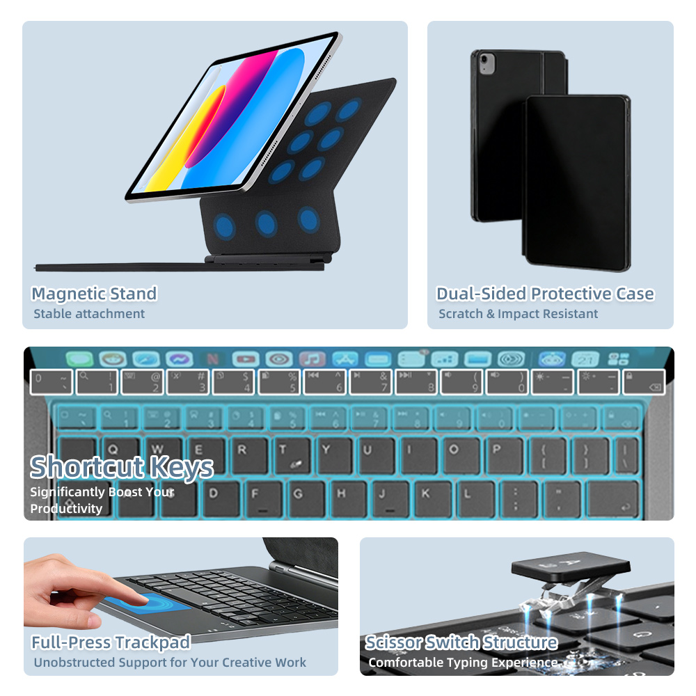 لوحة مفاتيح سحرية 2026 مع بلوت - مراجعة Tablet Accessories Case وسعره