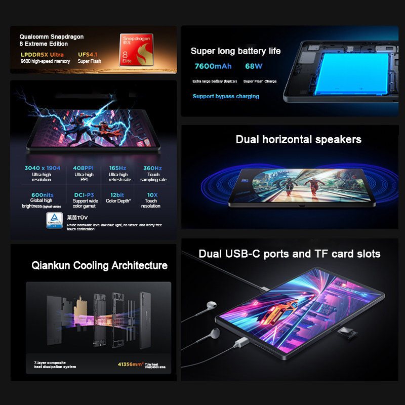 تابلت الألعاب الأصلي Lenovo Le - مراجعة Android Tablet Gaming Accessories وسعره