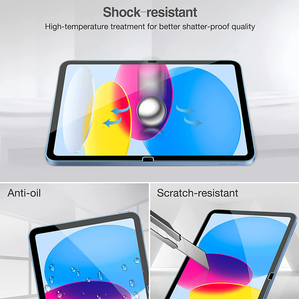 قطعتان من واقيات الشاشة الزجاج - مراجعة Temu Tablet Accessories وسعره