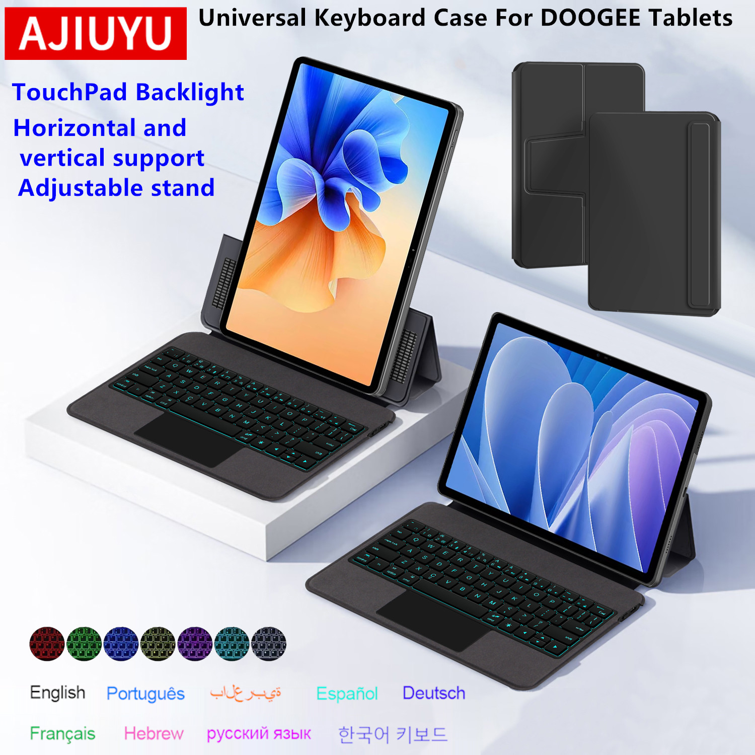 لوحة مفاتيح تعمل باللمس من AJI - مراجعة Tablet Accessories Keyboard وسعره