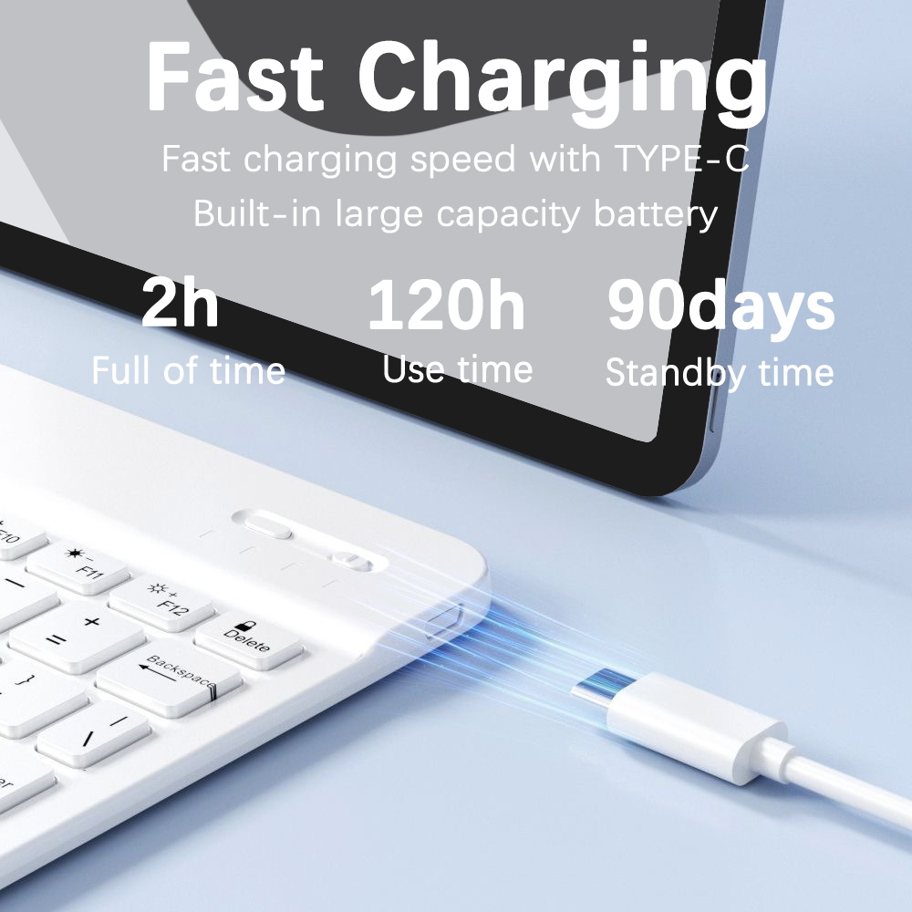 لوحة مفاتيح لاسلكية متوافقة مع - مراجعة Tablet Accessories Keyboard وسعره
