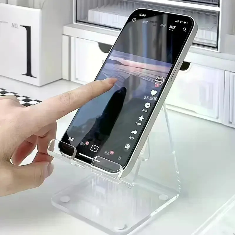 حامل هاتف شفاف من الأكريليك، ح - مراجعة Tablet Stand Accessories وسعره