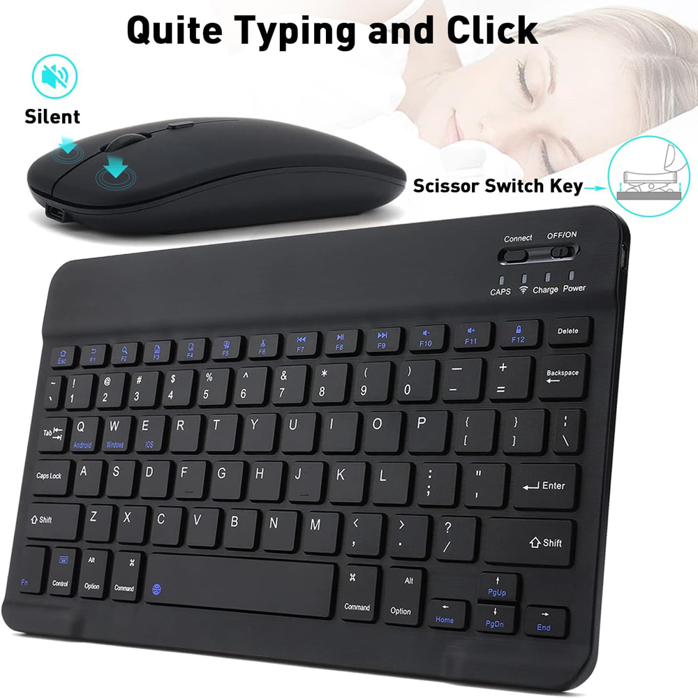 لوحة مفاتيح صغيرة لاسلكية تعمل - مراجعة Tablet Accessories Keyboard وسعره