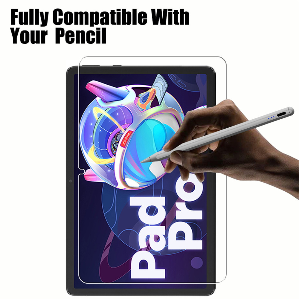 2 قطعة الزجاج المقسى حامي الشا - مراجعة Lenovo Tablet P12 Accessories وسعره