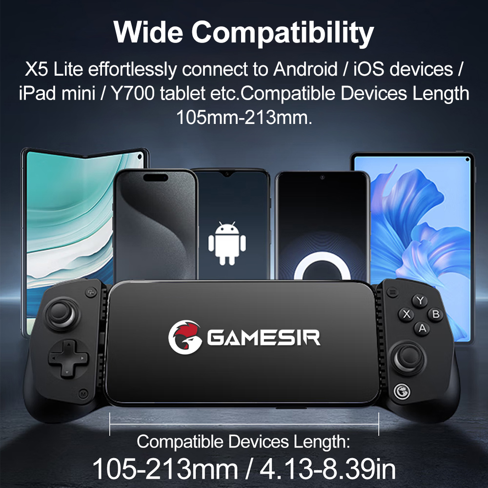 وحدة تحكم ألعاب محمولة GameSir - مراجعة Android Tablet Gaming Accessories وسعره