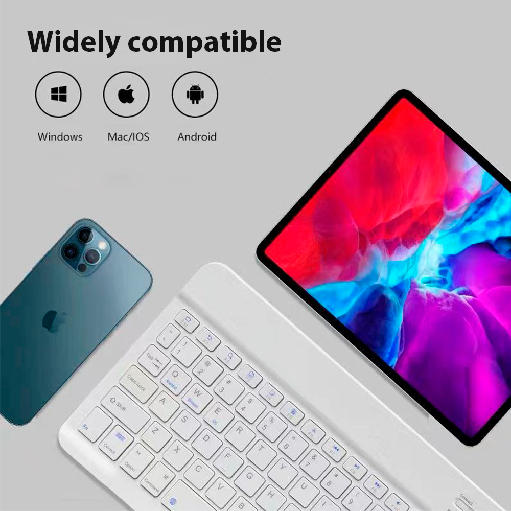 لوحة مفاتيح بلوتوث لاسلكية عال - مراجعة Tablet Accessories Keyboard وسعره
