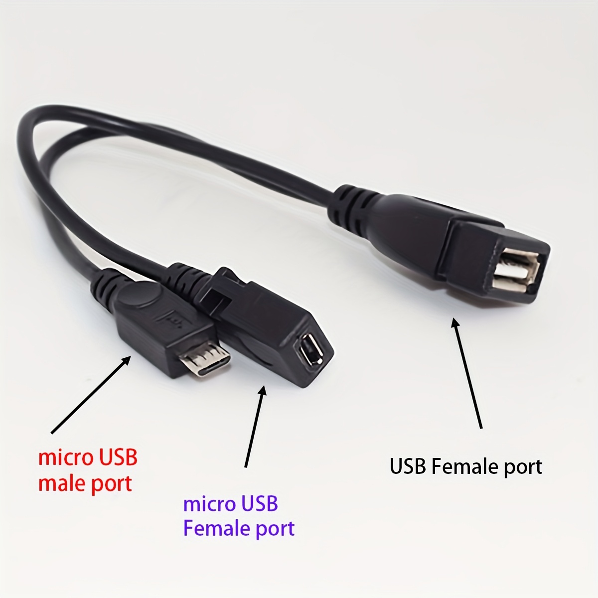 محول مقسم OTG USB إلى Micro US - مراجعة Tablet Tech Accessories وسعره