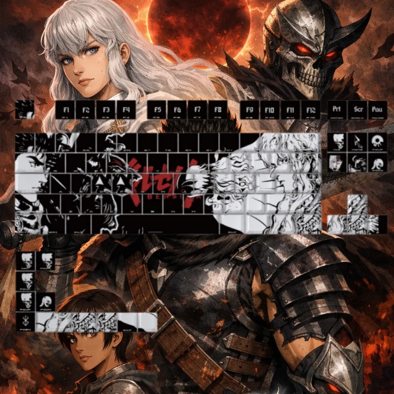 أغطية مفاتيح بتصميم BERSERK لل - مراجعة Tablet Accessories Keyboard وسعره