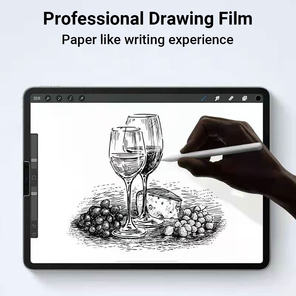 2 قطعة واقي شاشة بطبقة من الور - مراجعة Paper Feel Screen Film وسعره
