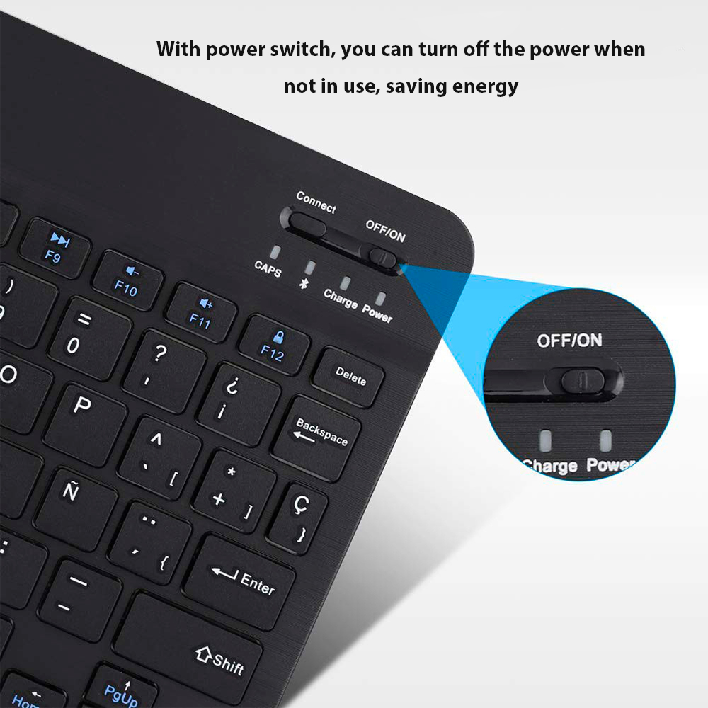 لوحة مفاتيح لاسلكية بلوتوث لأج - مراجعة Tablet Accessories Keyboard وسعره