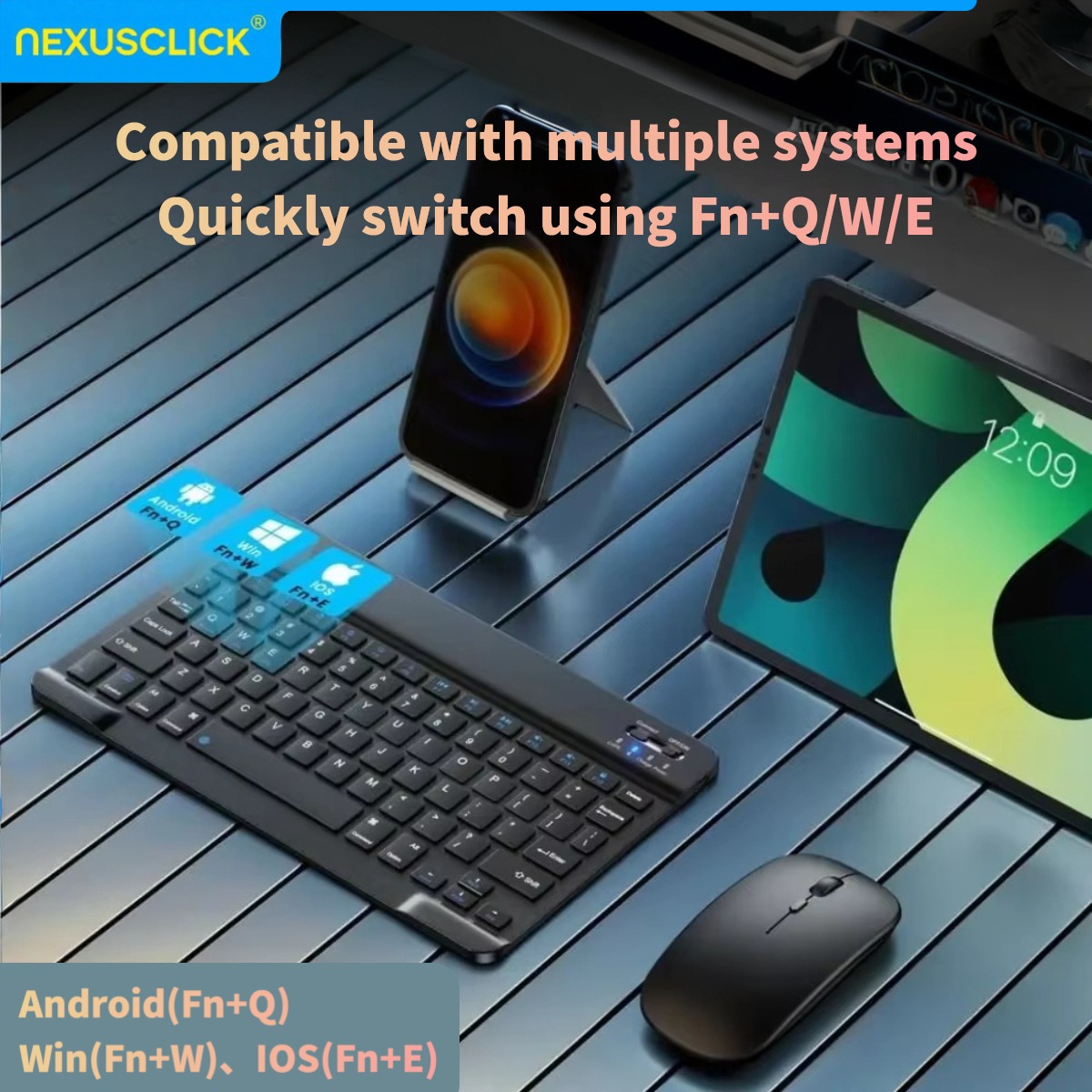 لوحة مفاتيح لاسلكية بتقنية الب - مراجعة Android Tablet Gaming Accessories وسعره