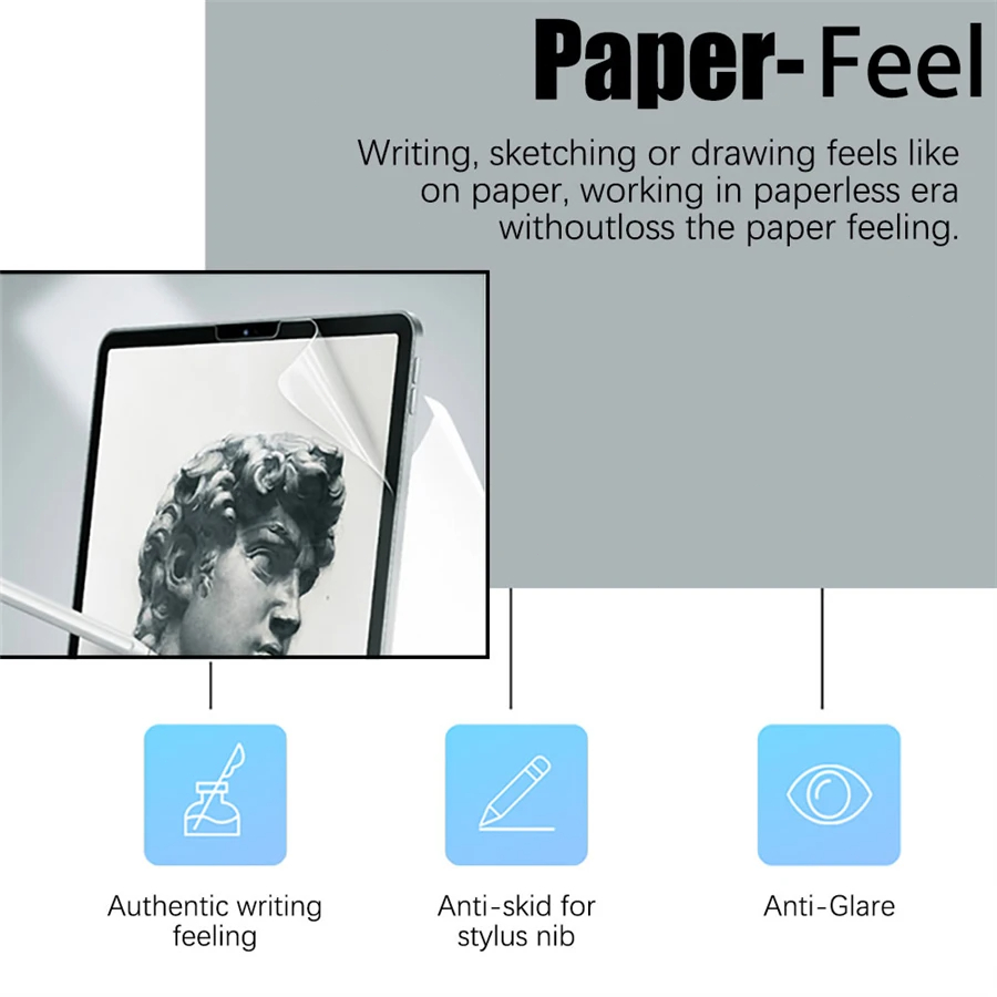 3 قطعة ورقة يشعر مثل واقي الشا - مراجعة Paper Feel Screen Film وسعره